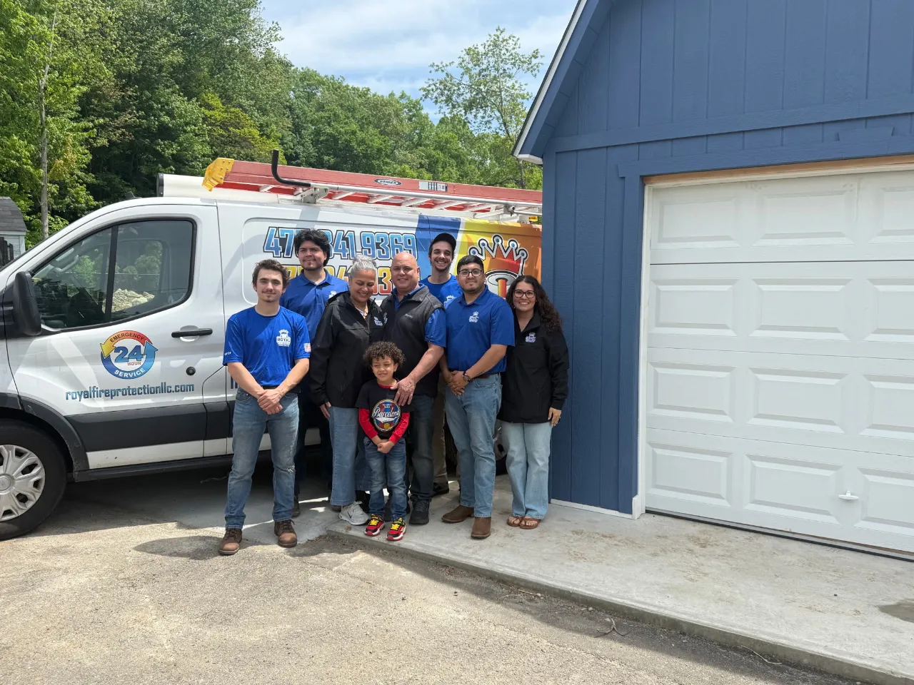Fire sprinkler system installation by Royal Fire Protection Connecticut