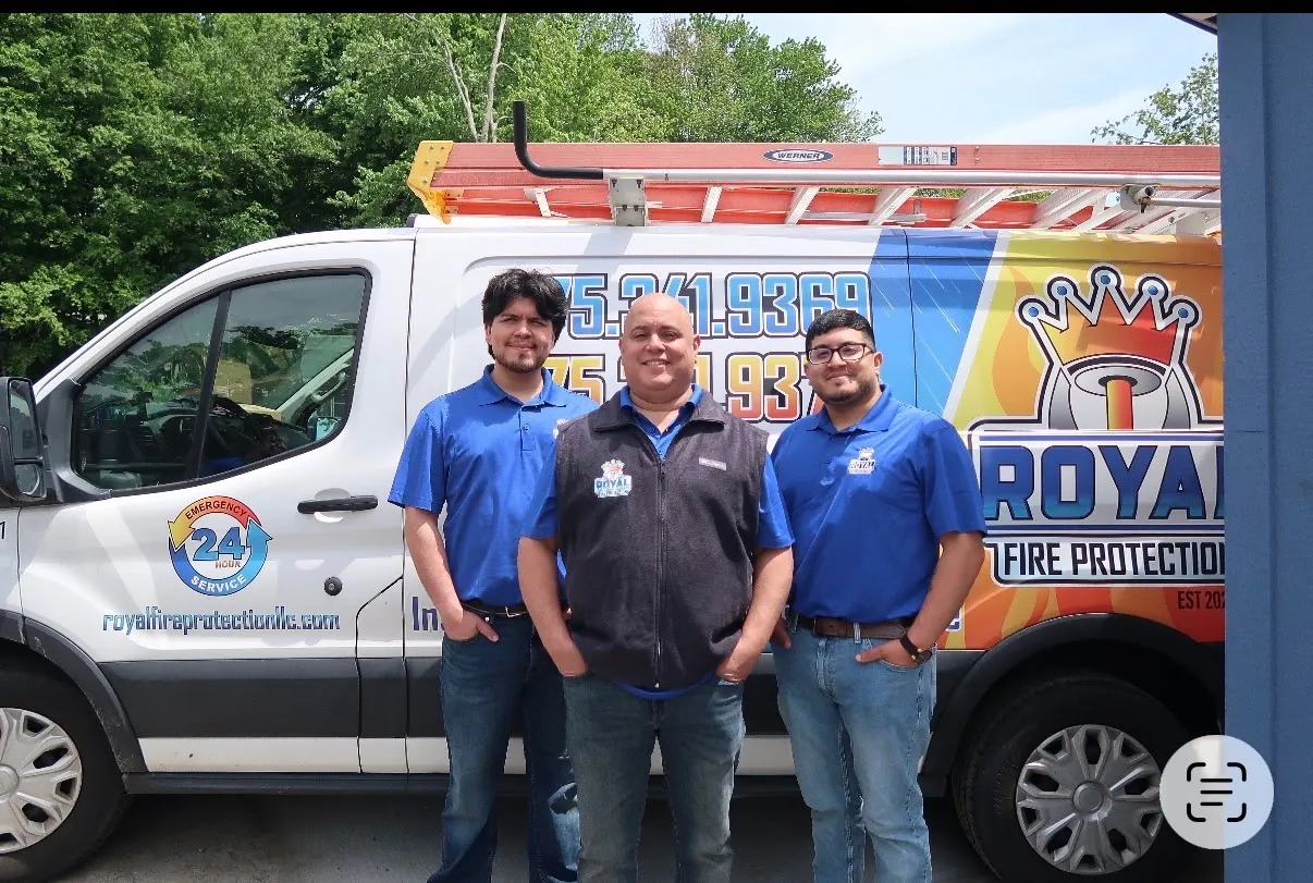 Royal Fire Protection LLC team on site in Connecticut