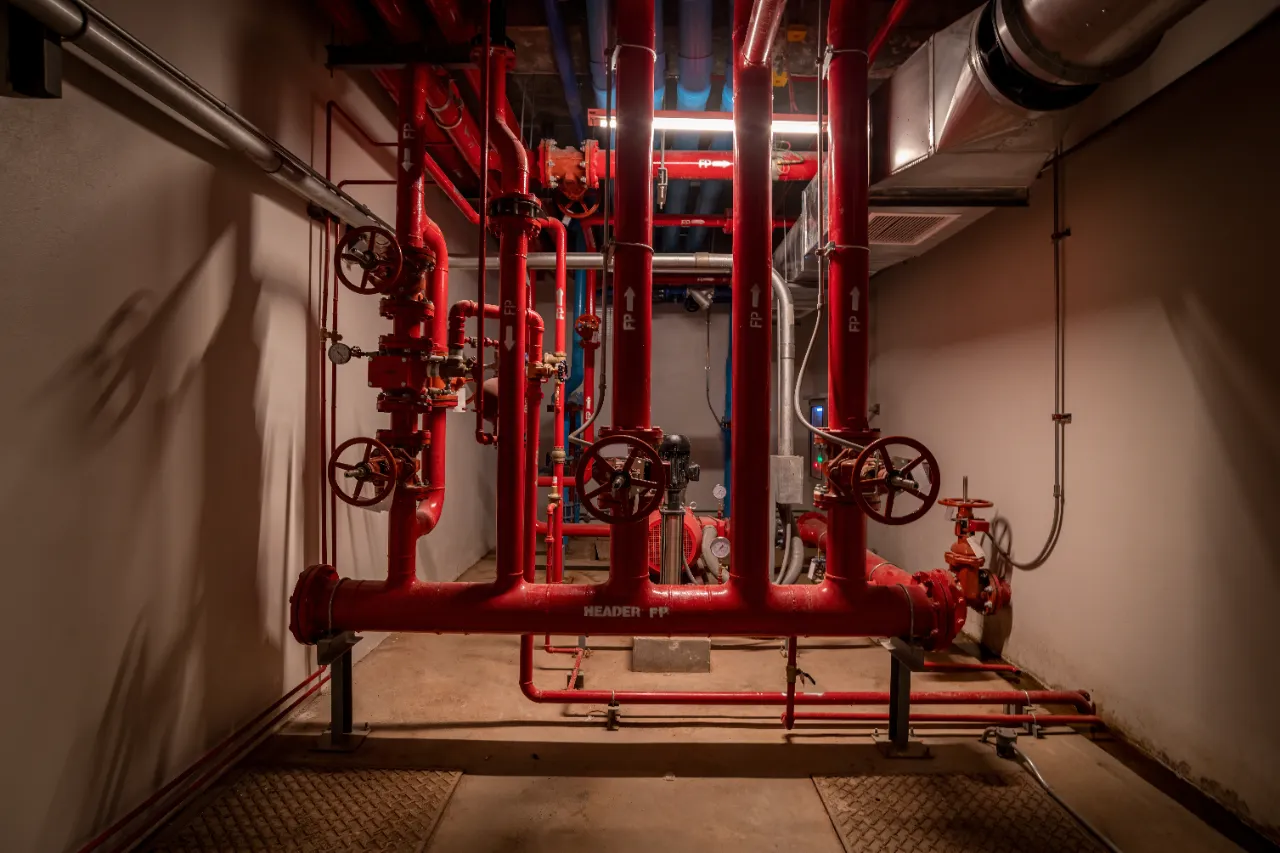 Industrial mechanical room fire protection Connecticut