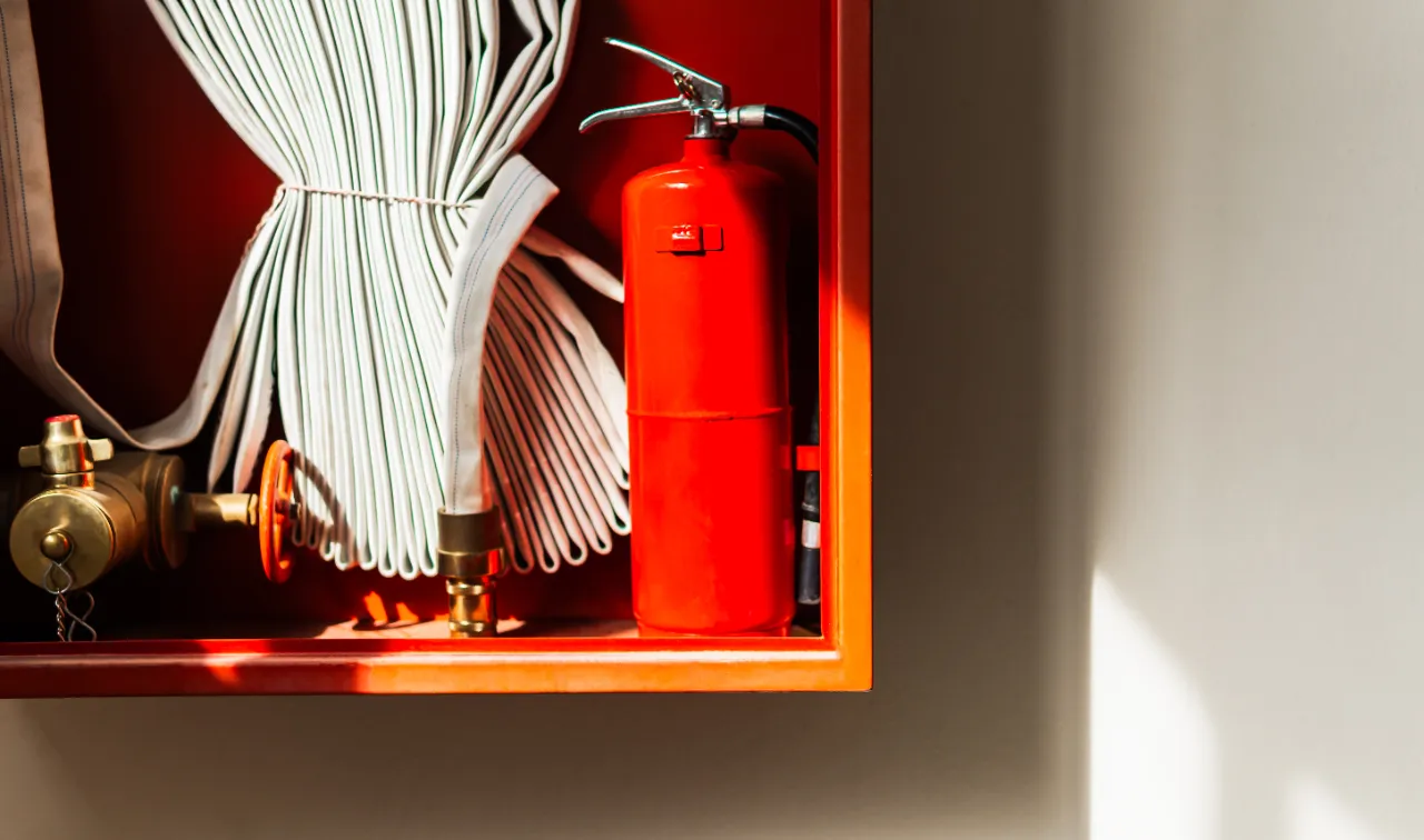 Fire extinguisher hose cabinet Connecticut