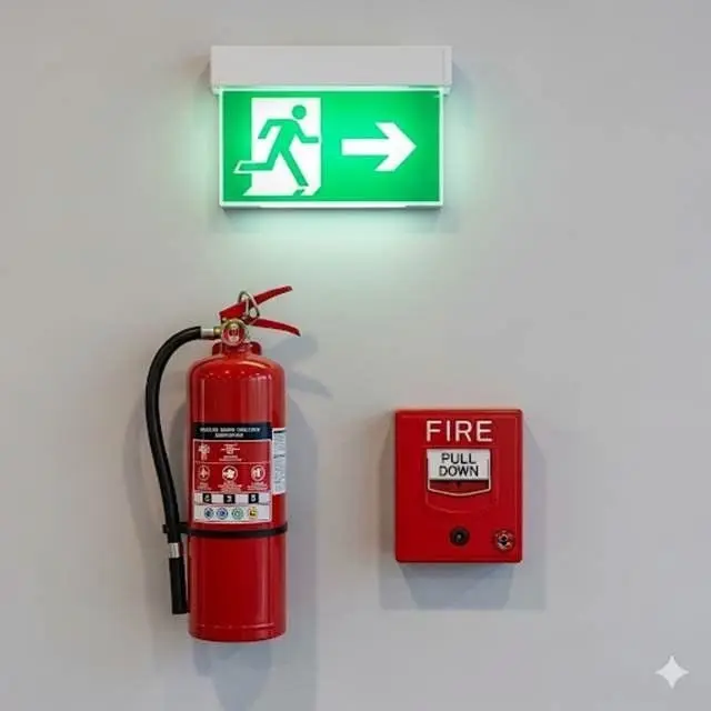 Fire extinguisher and emergency exit light service in Connecticut