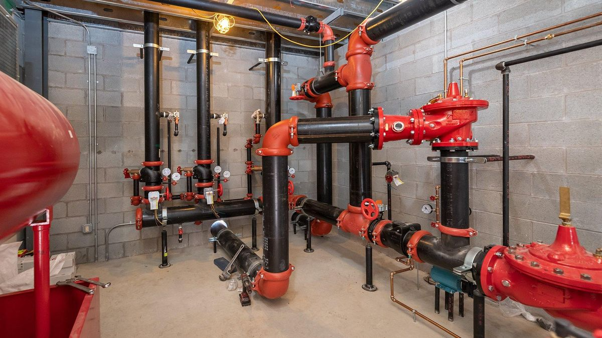 Wet versus dry sprinkler systems in a Connecticut industrial building